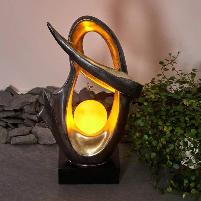 Hofstein Benevento Solarleuchte LED Silber, Gold, 1-flammig 14 Hofstein Benevento Solarleuchte LED Silber, Gold, 1-flammig – Bild 12