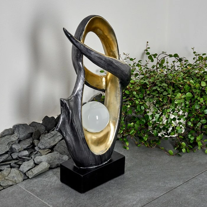 Hofstein Benevento Solarleuchte LED Silber, Gold, 1-flammig 6 Hofstein Benevento Solarleuchte LED Silber, Gold, 1-flammig – Bild 4