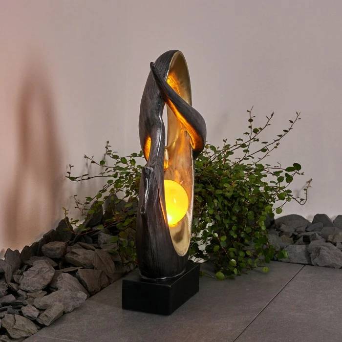 Hofstein Benevento Solarleuchte LED Silber, Gold, 1-flammig 10 Hofstein Benevento Solarleuchte LED Silber, Gold, 1-flammig – Bild 8