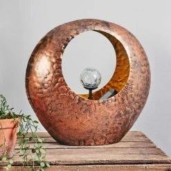 Hofstein Benevento Solarleuchte LED Rostfarben, Kupferfarben, Transparent, Klar, 1-flammig -Günstiges Solarleuchten Geschäft benevento solarleuchte h3427071 10