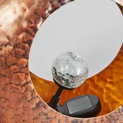 Hofstein Benevento Solarleuchte LED Rostfarben, Kupferfarben, Transparent, Klar, 1-flammig -Günstiges Solarleuchten Geschäft benevento solarleuchte h3427071 2