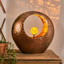 Hofstein Benevento Solarleuchte LED Rostfarben, Kupferfarben, Transparent, Klar, 1-flammig -Günstiges Solarleuchten Geschäft benevento solarleuchte h3427071 6