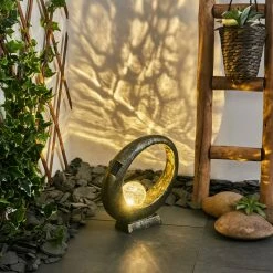 Hofstein Benevento Solarleuchte LED Schwarz, Gold, 1-flammig -Günstiges Solarleuchten Geschäft benevento solarleuchte h3427101 10