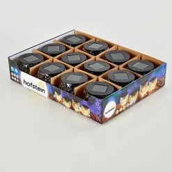 Hofstein Benson Solarleuchte 12er-Set LED Schwarz, 1-flammig -Günstiges Solarleuchten Geschäft benson solarleuchte 12er set h3305331 do1 16