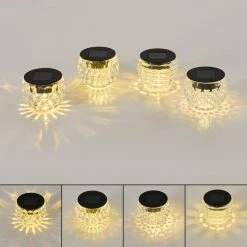 Hofstein Benson Solarleuchte 12er-Set LED Schwarz, 1-flammig -Günstiges Solarleuchten Geschäft benson solarleuchte 12er set h3305331 do1 5