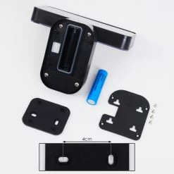 Hofstein Bondarp Solar-Au&szlig;enwandleuchte LED Schwarz, 1-flammig, Bewegungsmelder -Günstiges Solarleuchten Geschäft bondarp solar aussenwandleuchte h3426326 4