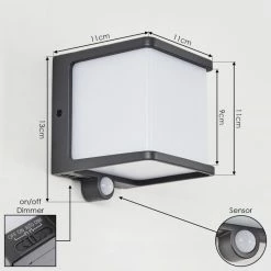 Hofstein Burseryd Solar-Außenwandleuchte LED Anthrazit, 1-flammig, Bewegungsmelder 15 Hofstein Burseryd Solar-Außenwandleuchte LED Anthrazit, 1-flammig, Bewegungsmelder -Günstiges Solarleuchten Geschäft burseryd solar aussenwandleuchte h3426548 3