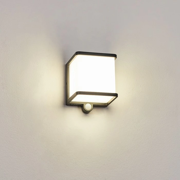 Hofstein Burseryd Solar-Außenwandleuchte LED Anthrazit, 1-flammig, Bewegungsmelder 9 Hofstein Burseryd Solar-Außenwandleuchte LED Anthrazit, 1-flammig, Bewegungsmelder – Bild 7