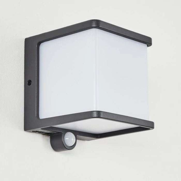 Hofstein Burseryd Solar-Außenwandleuchte LED Anthrazit, 1-flammig, Bewegungsmelder 10 Hofstein Burseryd Solar-Außenwandleuchte LED Anthrazit, 1-flammig, Bewegungsmelder – Bild 8