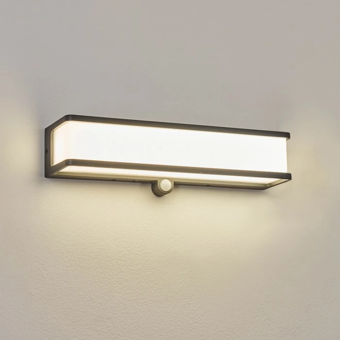 Hofstein Burseryd Solarwandleuchte LED Anthrazit, 1-flammig, Bewegungsmelder 12 Hofstein Burseryd Solarwandleuchte LED Anthrazit, 1-flammig, Bewegungsmelder – Bild 10