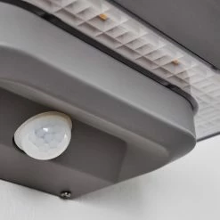 Hofstein Camden Solarleuchte LED Grau, 1-flammig, Bewegungsmelder -Günstiges Solarleuchten Geschäft camden solarleuchte h3304839 do1 15