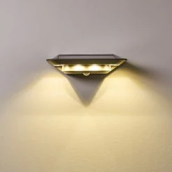 Hofstein Camden Solarleuchte LED Grau, 1-flammig, Bewegungsmelder -Günstiges Solarleuchten Geschäft camden solarleuchte h3304839 do1 9