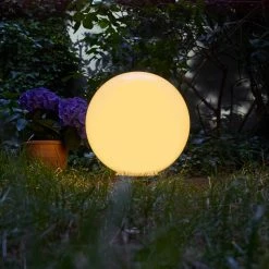 Hofstein Campinas Solar-Kugelleuchte LED Schwarz, Wei&szlig;, 1-flammig -Günstiges Solarleuchten Geschäft campinas solar kugelleuchte h3368084 2