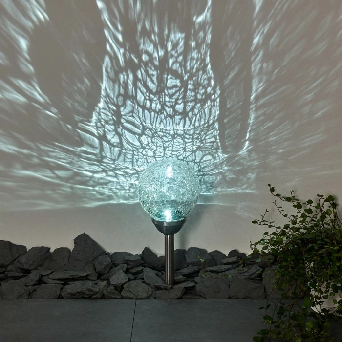 Hofstein Carbonia Solar-Wegeleuchte LED Silber, 2-flammig, Farbwechsler 17 Hofstein Carbonia Solar-Wegeleuchte LED Silber, 2-flammig, Farbwechsler – Bild 15
