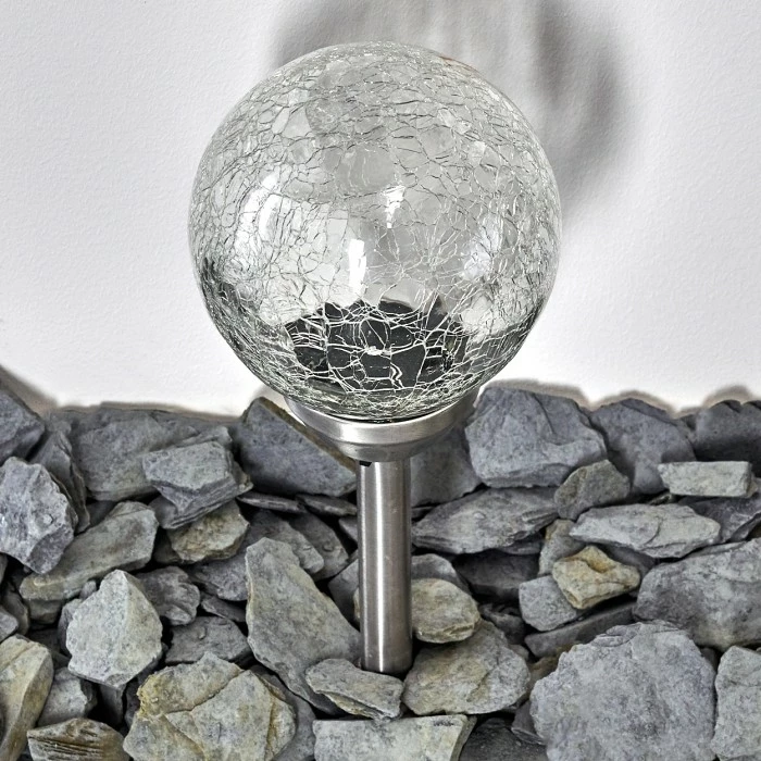 Hofstein Carbonia Solar-Wegeleuchte LED Silber, 2-flammig, Farbwechsler 8 Hofstein Carbonia Solar-Wegeleuchte LED Silber, 2-flammig, Farbwechsler – Bild 6