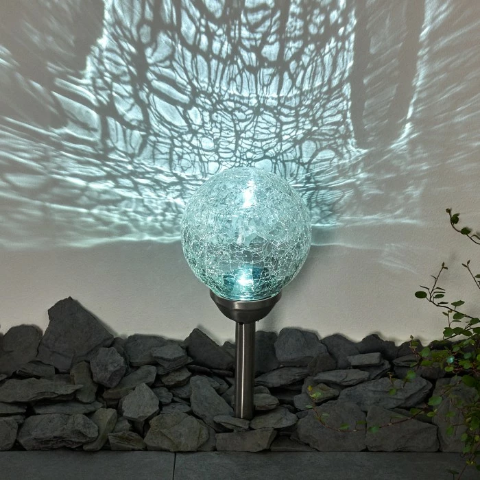 Hofstein Carbonia Solar-Wegeleuchte LED Silber, 2-flammig, Farbwechsler 10 Hofstein Carbonia Solar-Wegeleuchte LED Silber, 2-flammig, Farbwechsler – Bild 8