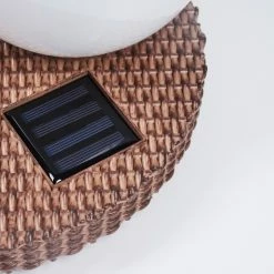 Hofstein Centrache Solar-Kugelleuchte LED Braun, 1-flammig -Günstiges Solarleuchten Geschäft centrache solar kugelleuchte h3427132 2