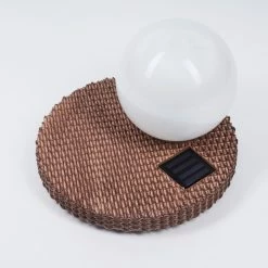 Hofstein Centrache Solar-Kugelleuchte LED Braun, 1-flammig -Günstiges Solarleuchten Geschäft centrache solar kugelleuchte h3427132 7