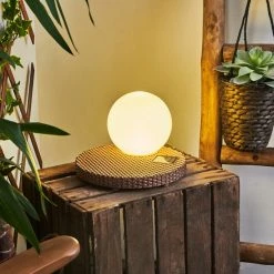 Hofstein Centrache Solar-Kugelleuchte LED Braun, 1-flammig -Günstiges Solarleuchten Geschäft centrache solar kugelleuchte h3427132 8