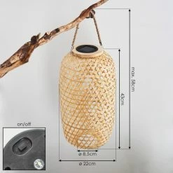 Hofstein Conneaut Solarleuchte LED Braun, Holz hell, 1-flammig 17 Hofstein Conneaut Solarleuchte LED Braun, Holz hell, 1-flammig -Günstiges Solarleuchten Geschäft conneaut solarleuchte h3418963 3