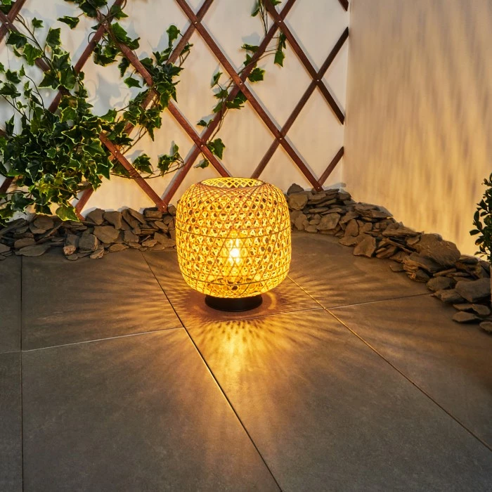 Hofstein Conneaut Solarleuchte LED Schwarz, Holz hell, 1-flammig 14 Hofstein Conneaut Solarleuchte LED Schwarz, Holz hell, 1-flammig – Bild 12