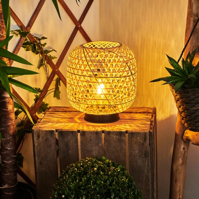 Hofstein Conneaut Solarleuchte LED Schwarz, Holz hell, 1-flammig 19 Hofstein Conneaut Solarleuchte LED Schwarz, Holz hell, 1-flammig – Bild 17