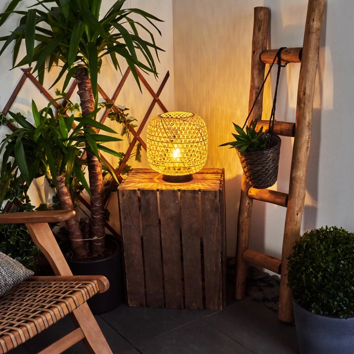 Hofstein Conneaut Solarleuchte LED Schwarz, Holz hell, 1-flammig 20 Hofstein Conneaut Solarleuchte LED Schwarz, Holz hell, 1-flammig – Bild 18