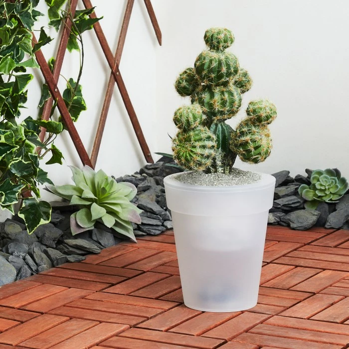 Hofstein Dimouri Solarleuchte LED Weiß, 4-flammig 14 Hofstein Dimouri Solarleuchte LED Weiß, 4-flammig – Bild 12