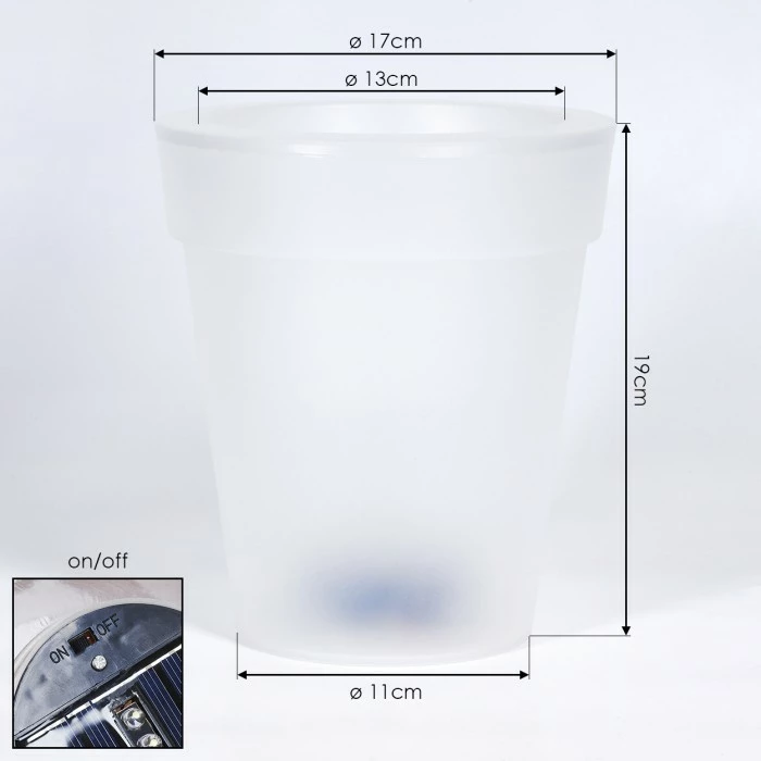 Hofstein Dimouri Solarleuchte LED Weiß, 4-flammig 6 Hofstein Dimouri Solarleuchte LED Weiß, 4-flammig – Bild 4