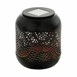 Eglo Leuchten Eglo AMBIENT Solar-Tischleuchte LED Schwarz, Kupferfarben, 1-flammig