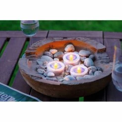 Eglo Leuchten Eglo FLAME Solarleuchte LED Wei&szlig;, 3-flammig