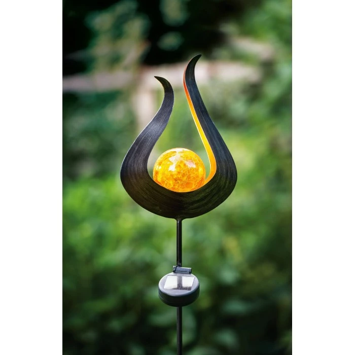 Eglo Leuchten Eglo KNOSPE Solarleuchte LED Braun, 1-flammig 3 Eglo Leuchten Eglo KNOSPE Solarleuchte LED Braun, 1-flammig