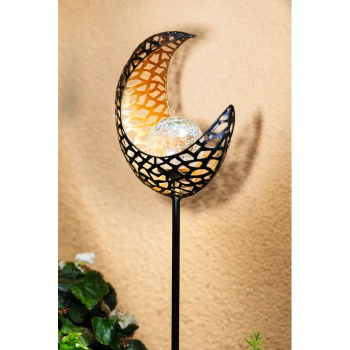 Eglo Leuchten Eglo KNOSPE Solarleuchte LED Schwarz, Gold, 1-flammig 3 Eglo Leuchten Eglo KNOSPE Solarleuchte LED Schwarz, Gold, 1-flammig