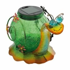 Eglo Leuchten Eglo SCHNECKE Solarleuchte LED Bunt, 20-flammig