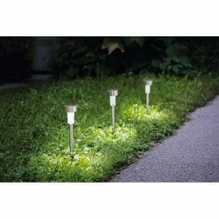 Eglo Leuchten Eglo SHINE Solar-Wegeleuchte LED Edelstahl, 1-flammig