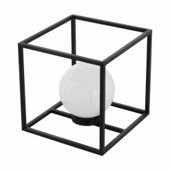 Eglo Leuchten Eglo SQUARE Solar-Tischleuchte LED Schwarz, 1-flammig