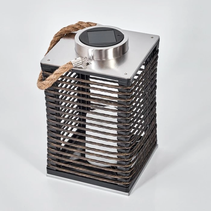 Hofstein Emboque Solarhängeleuchte LED Nickel-Matt, Schwarz, Braun, Naturfarben, 1-flammig 10 Hofstein Emboque Solarhängeleuchte LED Nickel-Matt, Schwarz, Braun, Naturfarben, 1-flammig – Bild 8