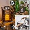 Hofstein Emboque Solartischleuchte LED Nickel-Matt, Schwarz, Braun, Naturfarben, 1-flammig -Günstiges Solarleuchten Geschäft emboque solartischleuchte h3584392 0