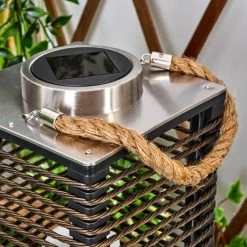 Hofstein Emboque Solartischleuchte LED Nickel-Matt, Schwarz, Braun, Naturfarben, 1-flammig 14 Hofstein Emboque Solartischleuchte LED Nickel-Matt, Schwarz, Braun, Naturfarben, 1-flammig -Günstiges Solarleuchten Geschäft emboque solartischleuchte h3584392 2