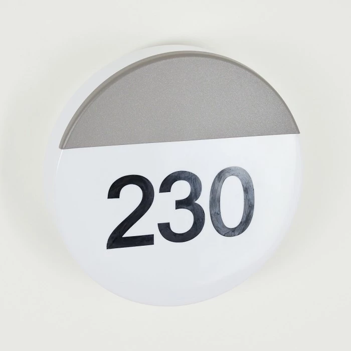 Hofstein Eppeland Hausnummernleuchte LED Anthrazit, 1-flammig 4 Hofstein Eppeland Hausnummernleuchte LED Anthrazit, 1-flammig – Bild 2