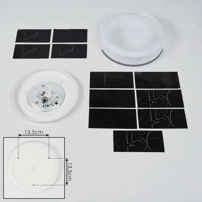 Hofstein Eppeland Hausnummernleuchte LED Anthrazit, 1-flammig 7 Hofstein Eppeland Hausnummernleuchte LED Anthrazit, 1-flammig – Bild 5