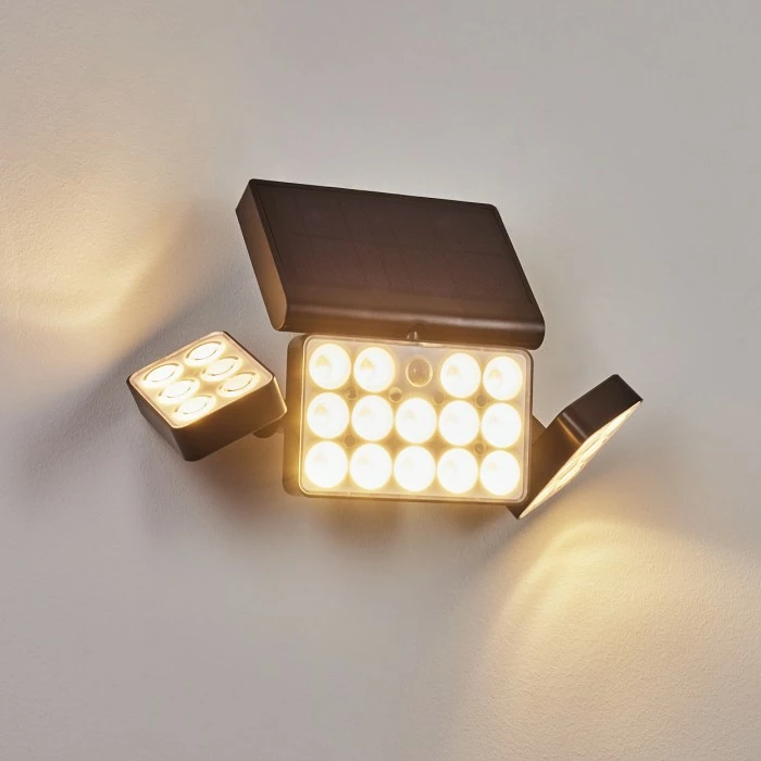 Hofstein Estampes Solarwandleuchte LED Anthrazit, 1-flammig, Bewegungsmelder 9 Hofstein Estampes Solarwandleuchte LED Anthrazit, 1-flammig, Bewegungsmelder – Bild 7