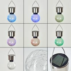 Hofstein Falco Solarleuchte 12er-Set LED Silber, 1-flammig -Günstiges Solarleuchten Geschäft falco solarleuchte 12er set h3305157 do1 2