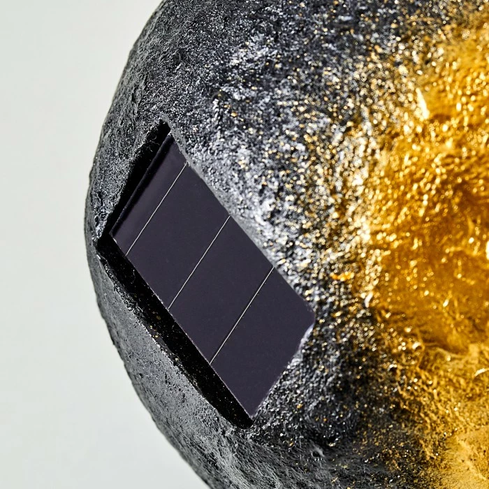 Hofstein Fermo Solarleuchte LED Schwarz, Gold, 2-flammig 15 Hofstein Fermo Solarleuchte LED Schwarz, Gold, 2-flammig – Bild 13