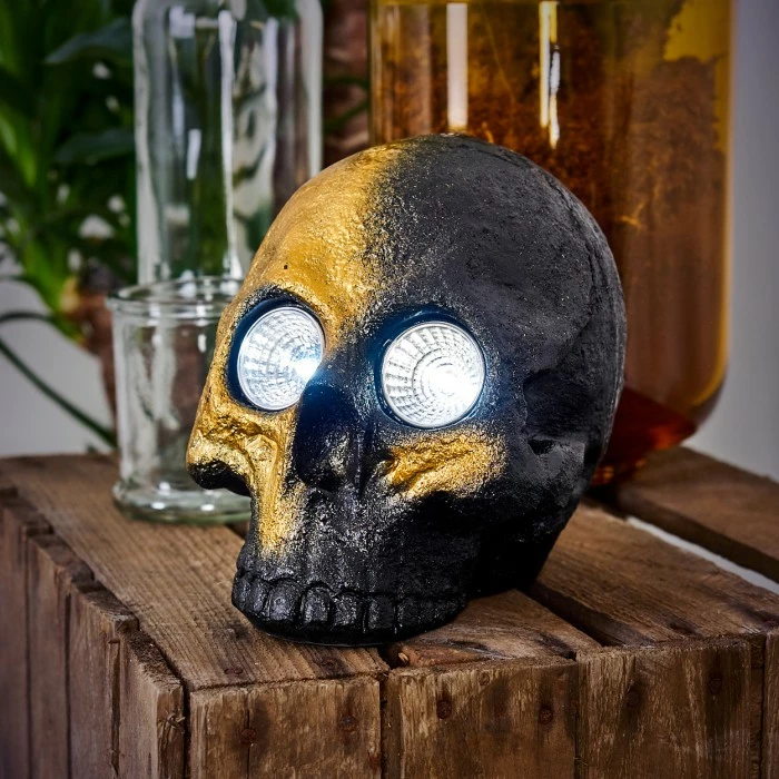 Hofstein Fermo Solarleuchte LED Schwarz, Gold, 2-flammig 5 Hofstein Fermo Solarleuchte LED Schwarz, Gold, 2-flammig – Bild 3