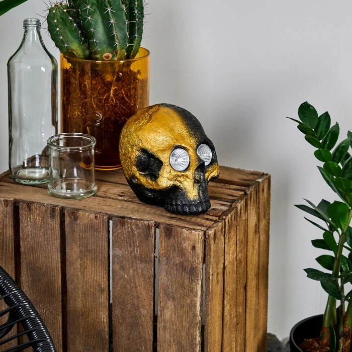 Hofstein Fermo Solarleuchte LED Schwarz, Gold, 2-flammig 11 Hofstein Fermo Solarleuchte LED Schwarz, Gold, 2-flammig – Bild 9