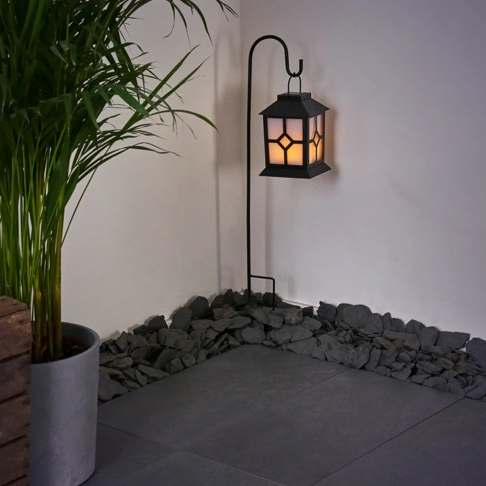 Hofstein Folgarida Solarleuchte LED Schwarz, 64-flammig 8 Hofstein Folgarida Solarleuchte LED Schwarz, 64-flammig – Bild 6