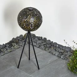 Hofstein Gilbert Solarleuchte LED Schwarz, 1-flammig -Günstiges Solarleuchten Geschäft gilbert solarleuchte h3326480 13