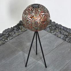 Hofstein Gilbert Solarleuchte LED Gr&uuml;n Antik, 1-flammig -Günstiges Solarleuchten Geschäft gilbert solarleuchte h3326503 4