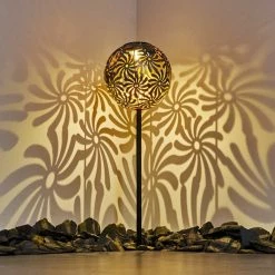 Hofstein Gilbert Solarleuchte LED Silber, 1-flammig -Günstiges Solarleuchten Geschäft gilbert solarleuchte h3331385 11